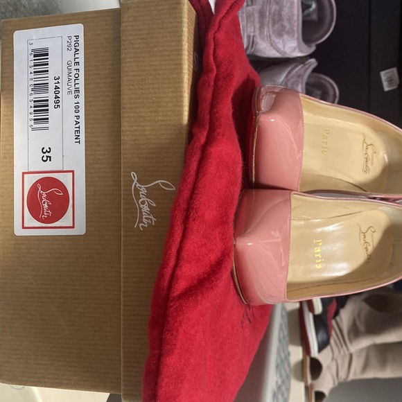 Christian Louboutin Pigagge Follies 100 Patent P292 Guimauve - Picture 2 of 16